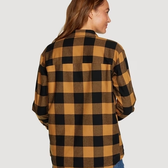 NWT | Eddie Bauer | Women's Eddie's Fleece-Lined Shirt Jacket | Tobacco | 2XL - Picture 2 of 8